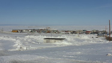 The community of Clyde River, Nunavut, Canada.