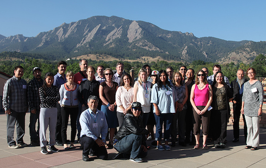 Sharing Knowledge workshop participants in Boulder, CO. Photo Credit: Robin Strelow.